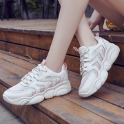 网红女鞋百搭厚底小白鞋老爹鞋