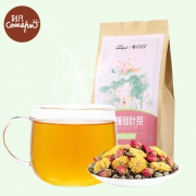 刻凡 肴仔仔玫瑰荷叶茶 160g  券后7.9元包邮