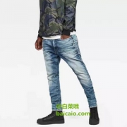 限W28/L34码，G-Star Raw D-Staq系列 男士3D剪裁修身牛仔裤 Prime会员免费直邮含税