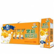 伊利 优酸乳果粒酸奶饮品芒果味245g*12盒