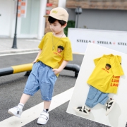 夏装童装休闲韩版短袖两件套