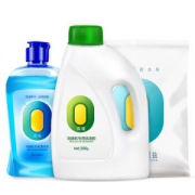简境  洗碗粉套装 （洗碗粉1kg+ 软水盐2kg+光亮剂500ml）
