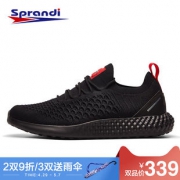仅今天 英国 斯潘迪 2019夏季新品 一体织鞋面 男透气休闲运动鞋 239元新低价 正价599元 满2双9折
