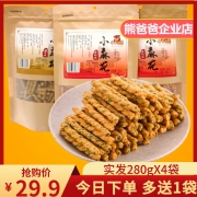 小狗熊 老襄阳手工小麻花4袋 券后￥19.9