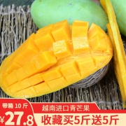 净果9斤 ，汐有 越南进口青芒果 27.8元包邮