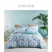 LENCIER 兰叙 60支全棉贡缎活性印花四件套 1.5m