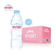 Evian 依云 天然矿泉水 500ml*24瓶  *2件