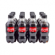 可口可乐 Coca-Cola 零度 Zero 汽水 碳酸饮料 300ml*12瓶 整箱装 可口可乐公司出品 16.9元