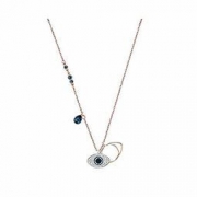 限时特价：SWAROVSKI 施华洛世奇 Duo Evil Eye 恶魔之眼 5172560 项链 438元含税包邮