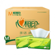心相印 茶语丝享抽纸 3层150抽*24包中规格+心相印 茶  71.3元
