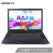 Hasee 神舟 战神GX9-CR5S1 17.3英寸游戏本 （i5-8400、8G、512G、RTX2070、120Hz、94%）