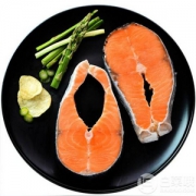 美加佳 冷冻智利原味三文鱼排 420g*3袋 ￥89