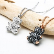 Swarovski 施华洛世奇 TEDDY 3D 立体泰迪熊项链 5345684 3色