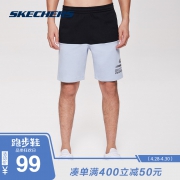 ￥79 SKECHERS 斯凯奇 SDAMF18T344 男子运动休闲短裤