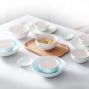 佳佰 JB1024 陶瓷餐具套装 12头 *2件