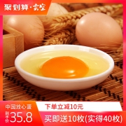 圣迪乐村 A级新鲜生鸡蛋 实发40枚