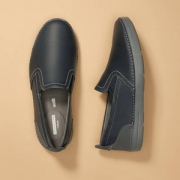 19春款码全，Clarks 其乐 Gosler Easy 男士真皮一脚蹬休闲鞋 26136613