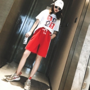 梓媛 韩版休闲运动BF风女短裤