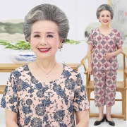法卡文 夏季妈妈奶奶套装上衣+裤子 券后￥19.9