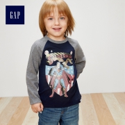 Gap DC正义者联盟系列 357936 男婴幼童纯棉长袖T恤 59元