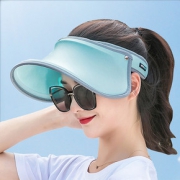 帽子女夏防晒遮阳帽百搭太阳帽户外开车骑车出游遮脸空顶大沿凉帽