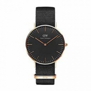 中亚Prime会员：Daniel Wellington 丹尼尔.惠灵顿 CLASSIC BLACK系列 DW00100151 时装腕表 *2件 788.2元包税包邮（双重优惠）