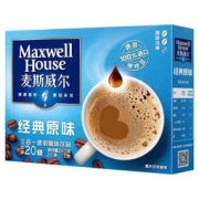 麦斯威尔 原味速溶咖啡 20条（260克/盒）*6件 93.55元（多重优惠，合15.59元/件）