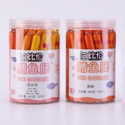 韩式芝士儿童零食鳕鱼肠桶装450g