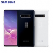 三星s10+LED智能背光手机壳原装正品Galaxy S10plus拍照倒计时保护套S10e后壳原厂