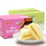 【慕滋】三明治夹心蒸蛋糕500g