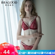 BRAGOOD 布谷 女士无钢圈蕾丝内衣套装 *2件 83元（需用券，合41.5元/件）