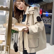 休闲短风衣学生连帽外套女潮 券后￥89