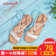 10点开始：奥康 女夏季新款 T字带凉鞋 79元包邮