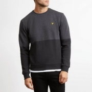限XS码，Lyle & Scott 苏格兰金鹰 Block 男士纯棉拼色卫衣 Prime会员凑单免费直邮含税