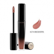 兰蔻（LANCOME）菁纯漆光黑管唇膏 奶茶色8ml*2件