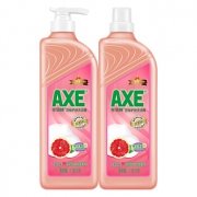 ￥14.7 PLUS会员！ AXE 斧头 西柚护肤洗洁精 1.18kg（泵+补）2瓶装