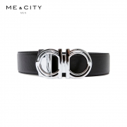 MECITY男装2019春季新款商务叻色花扣腰带 279元