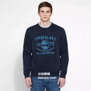 S码，Timberland 添柏岚 Fort Hill 男士休闲圆领卫衣 Prime会员凑单免费直邮含税