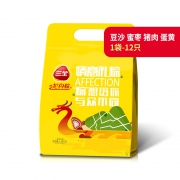 天猫 三全 端午龙舟礼粽12只 净含量1200g 29.9元包邮（需用券）