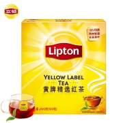 Lipton立顿红茶茶包黄牌精选斯里兰卡新鲜红茶叶袋泡茶100袋盒装  券后32.9元