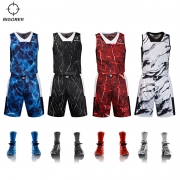 准者 篮球服套装爆裂纹男DIY印字印号正品定制比赛服双层球队球衣  券后99元包邮