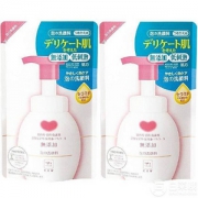 适合凑单，COW 牛牌 牛乳石碱 无添加氨基酸洁面乳 180ml*2瓶 Prime会员凑单免费直邮