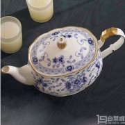 迪拜帆船酒店指定餐具品牌，NARUMI 鸣海 Milano系列 带盖骨瓷茶壶 790cc Prime会员免费直邮