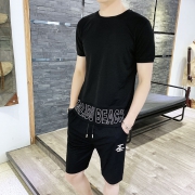 套装短裤男国潮短袖两件套韩版潮流套装 券后￥118
