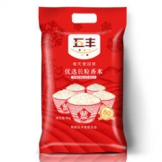 京东PLUS会员：五丰 东北大米 优选长粒香米 5kg 29.8元