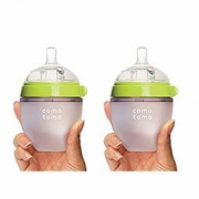 Comotomo可么多么 奶瓶 绿色5 Ounces (150ml) 两只装 138元含税包邮