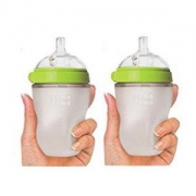 Comotomo 可么多么 婴儿全硅胶防摔奶瓶 250ml 两个装 *3件