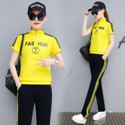 运动服套装女两件套夏2019新款