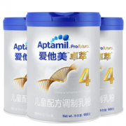 Aptamil 爱他美 白金版 儿童配方奶粉 4段 900g *3件  835元包邮