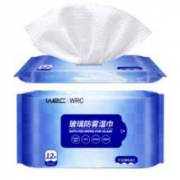 WRC 汽车玻璃防雾湿巾 12片